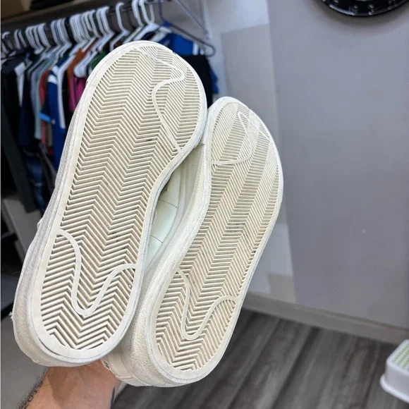 Nike Blazer Low Platform Women’s Size 9.5 Triple Sail White Y2K skate sneakers - Picture 5 of 6